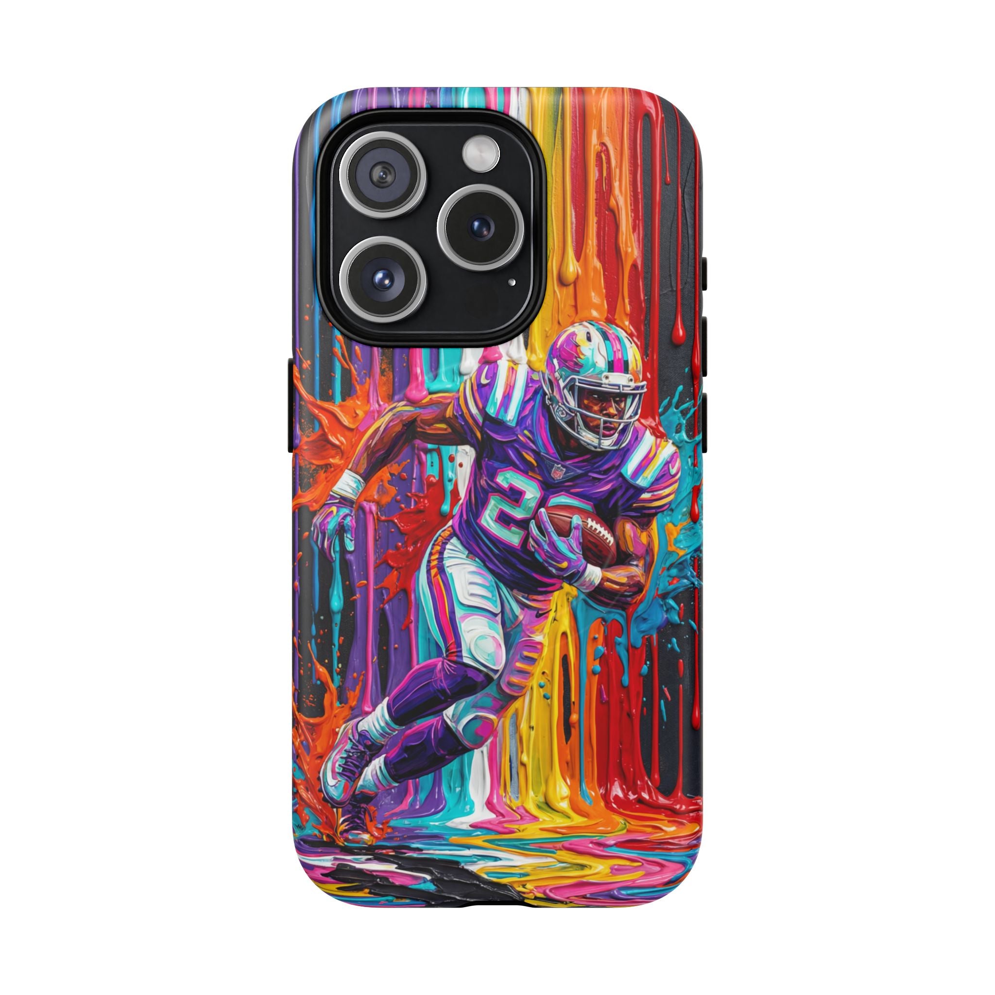 Vibrant American Football Runner MagSafe iPhone Case
