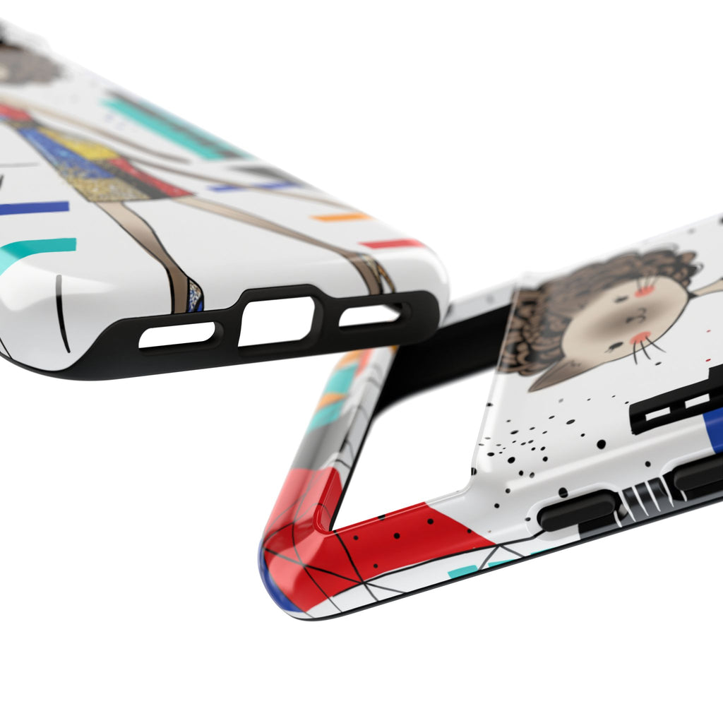 Cover per Google Pixel Catwalk City | Gatto carino alla moda