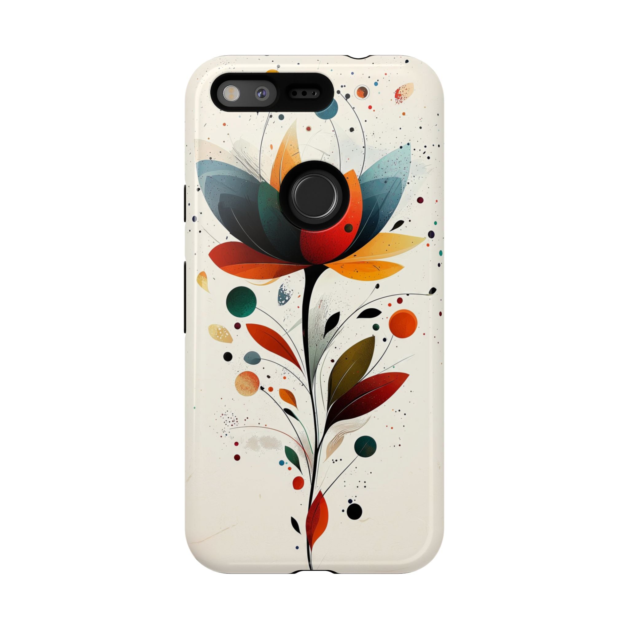 Floral Abstract Google Pixel Case | Colourful Botanical Art