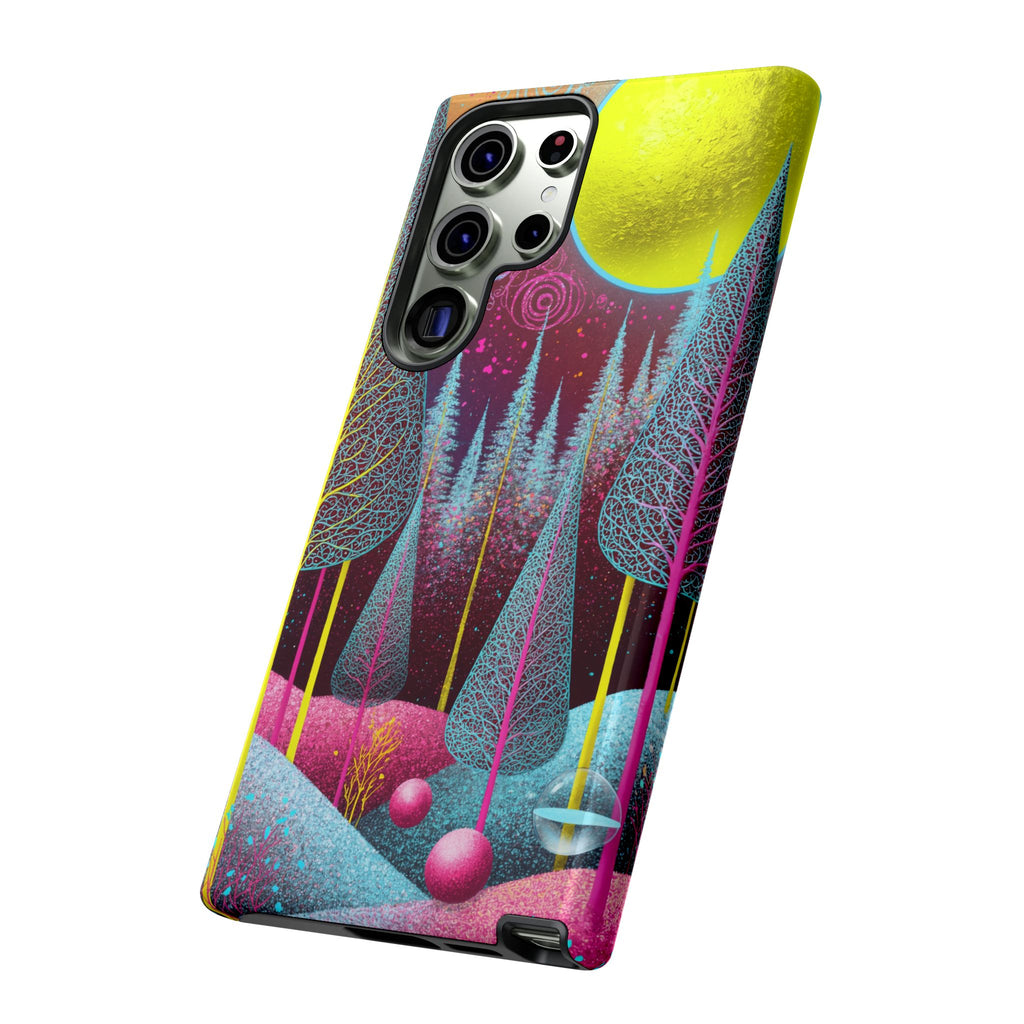 Neon Dreamscape Forest Samsung Galaxy Case