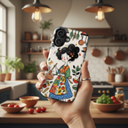 Illustrazione Cucina Chef Fantasioso Cover iPhone