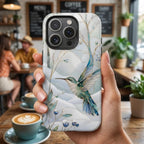 Hummingbird iPhone Case | Winter Bird iPhone Case