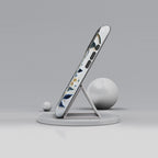 Floral Quilled Art iPhone Case — Blue & Cream Decorative Protection