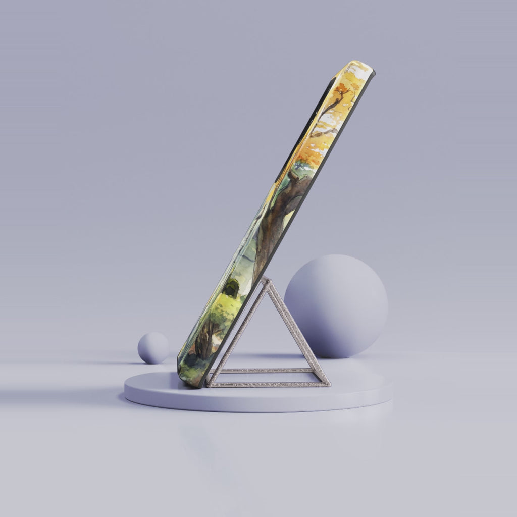 Autumn Japanese Garden Samsung Galaxy Phone Case | Scenic Lantern Fall