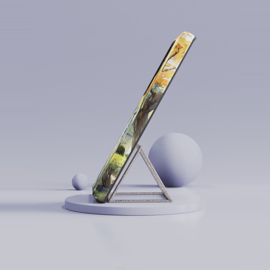 Autumn Japanese Garden Samsung Galaxy Phone Case | Scenic Lantern Fall