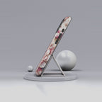 Cover iPhone MagSafe "Floral Moon Tough" | Guscio Protettivo Peonia Rosa Vintage