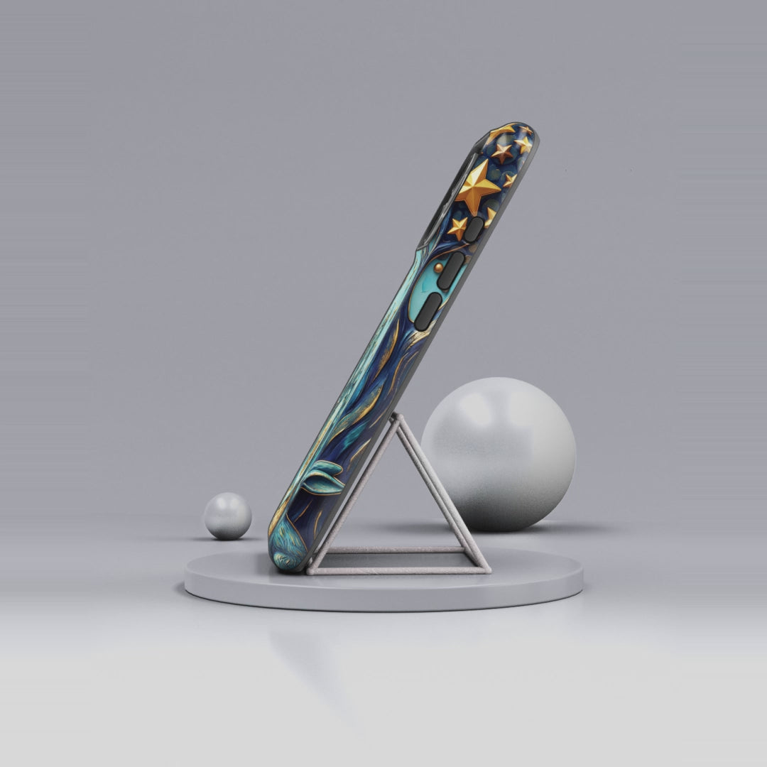 Dreamy Maiden & Star Tree iPhone Case