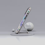 Custodia MagSafe per iPhone resistente con motivo floreale a gufo | Custodia protettiva con motivo mistico a gufo pastello