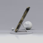 Celestial Cat iPhone Case | Gold Moon & Star iPhone Cover