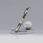 Cinque Terre Train Station iPhone Case | Black & White Sketch with Warm Yellow Accents