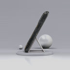 Celestial Moon Phases Tough iPhone Case | Gold Crescent & Full Moon Galaxy Design