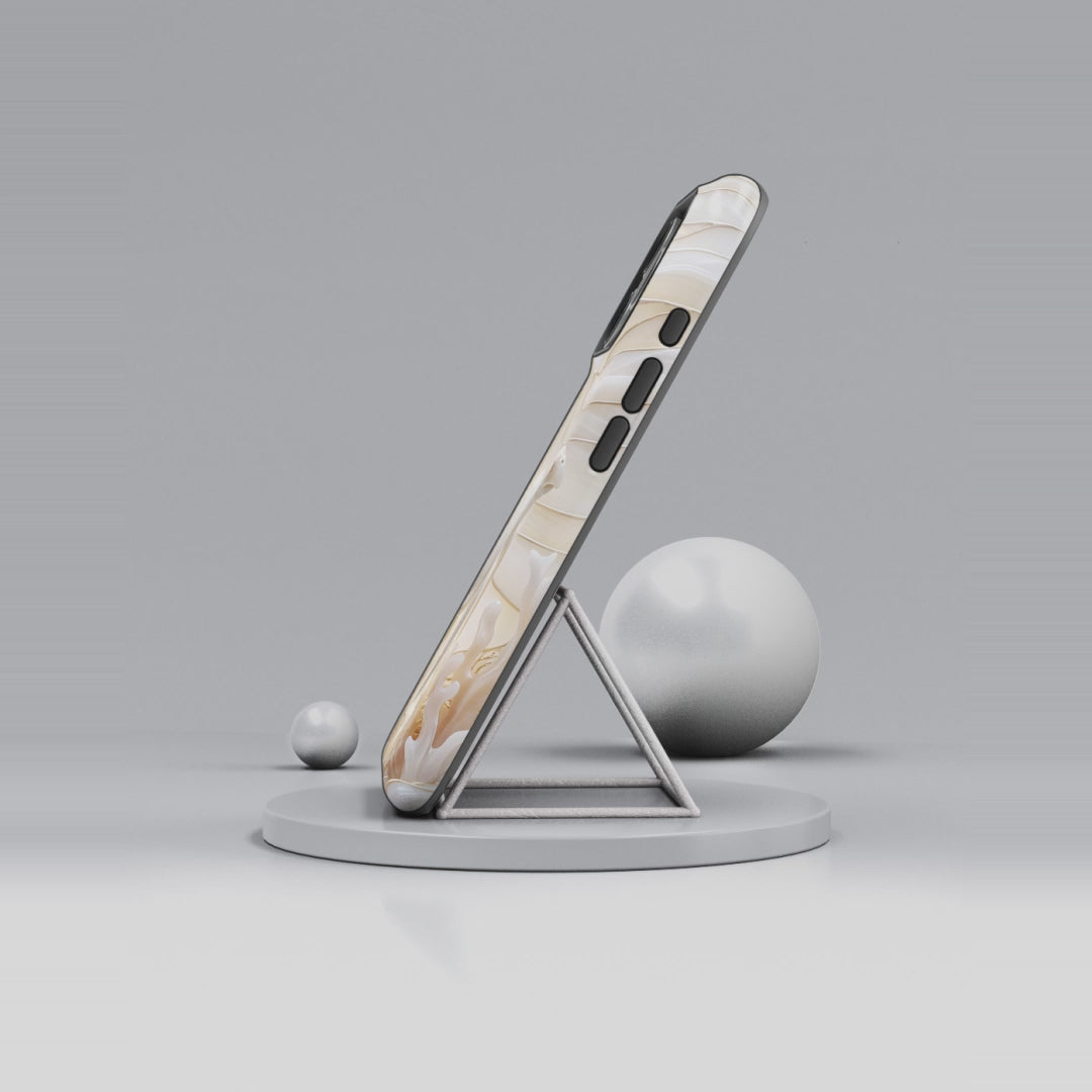 Sea Turtle Tough iPhone Case — Elegant Nautical Coral Design