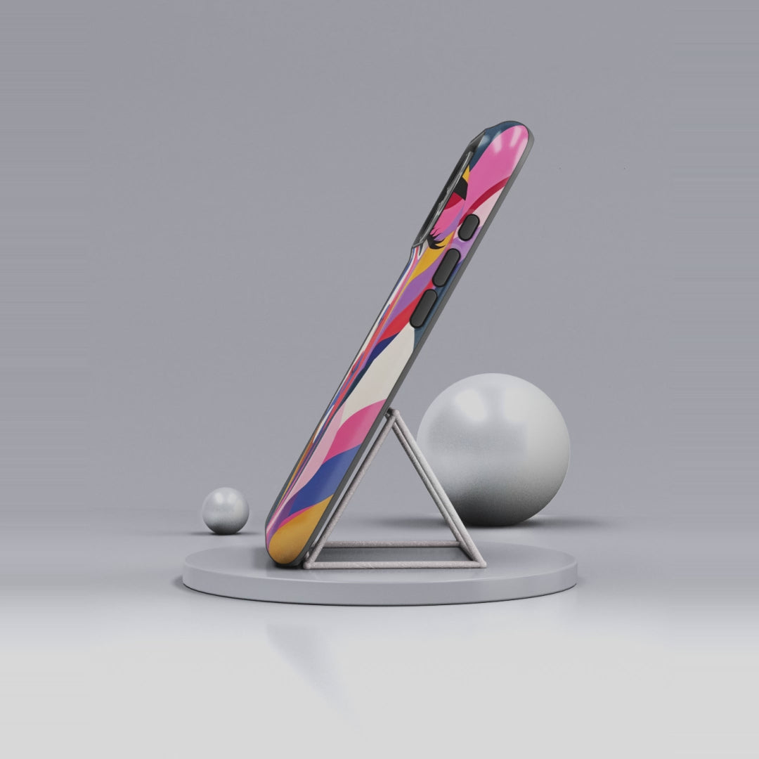 Abstract Colourful Face iPhone Case | Vibrant Pop Art