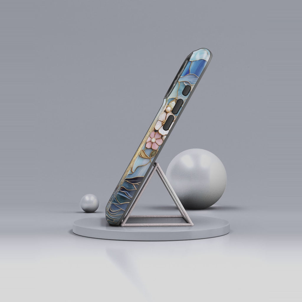 Stained Glass Sun & Sea MagSafe iPhone Case