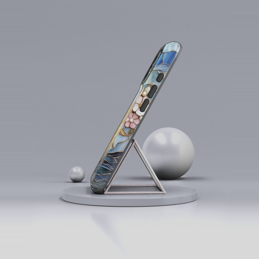 Stained Glass Sun & Sea MagSafe iPhone Case