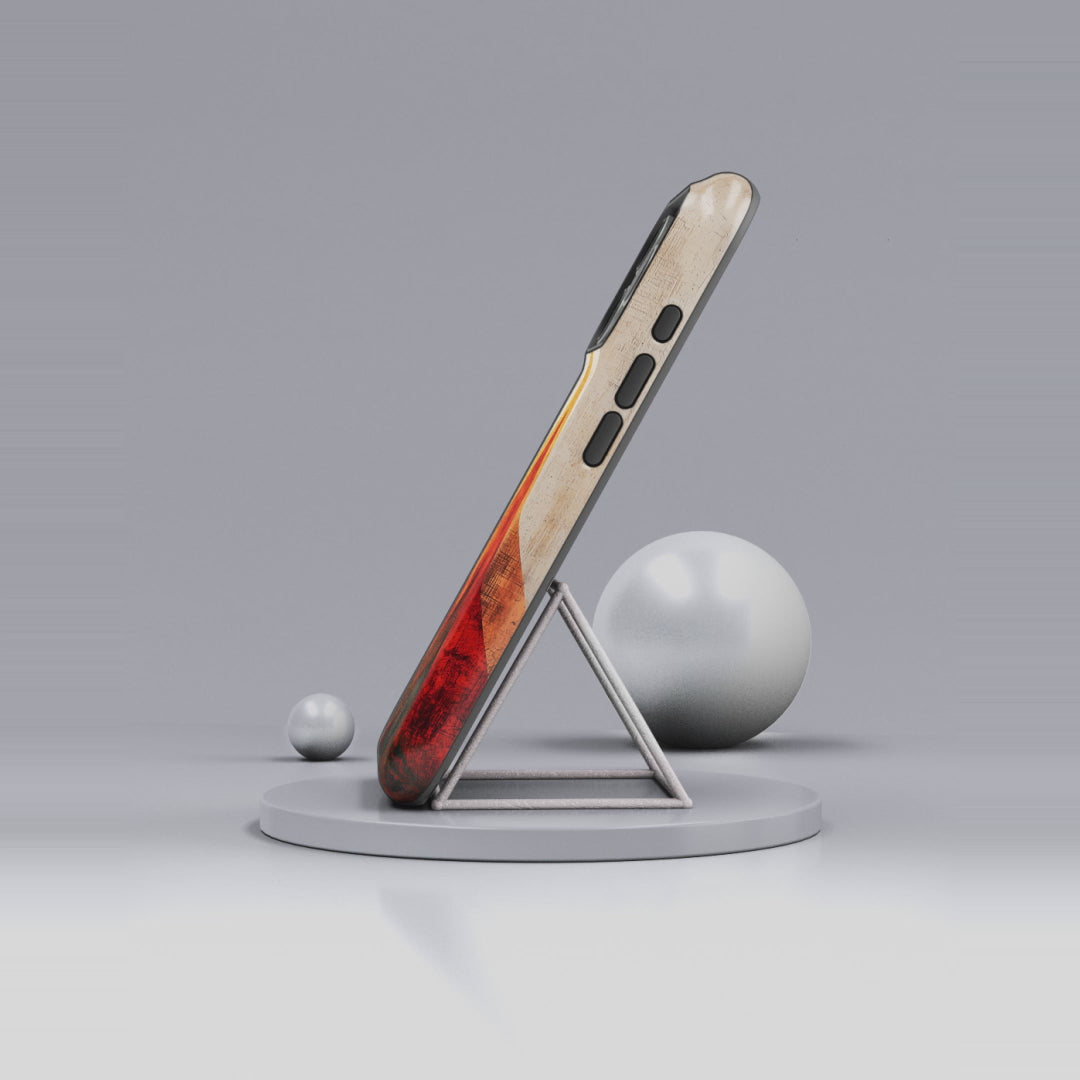 Retro Geometric Sunset iPhone Case