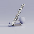 Italy Street Samsung Galaxy Case | Black & White Cityscape with Orange Accents