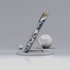 Custodia MagSafe per iPhone Drago Zodiaco Asiatico | Lussuosa Custodia Protettiva in Porcellana Blu e Bianca | Regalo Anno del Drago
