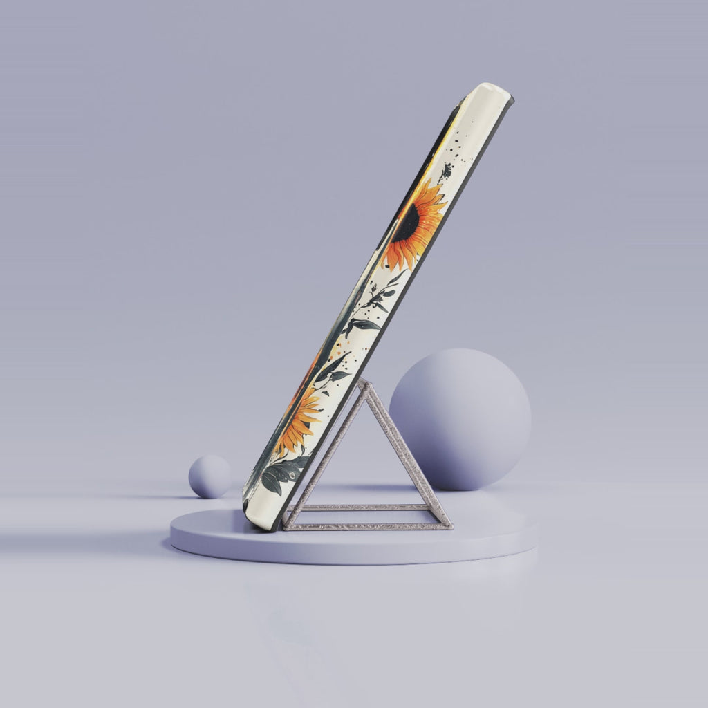 Sunflower Moon Art Samsung Galaxy Case | Floral Celestial