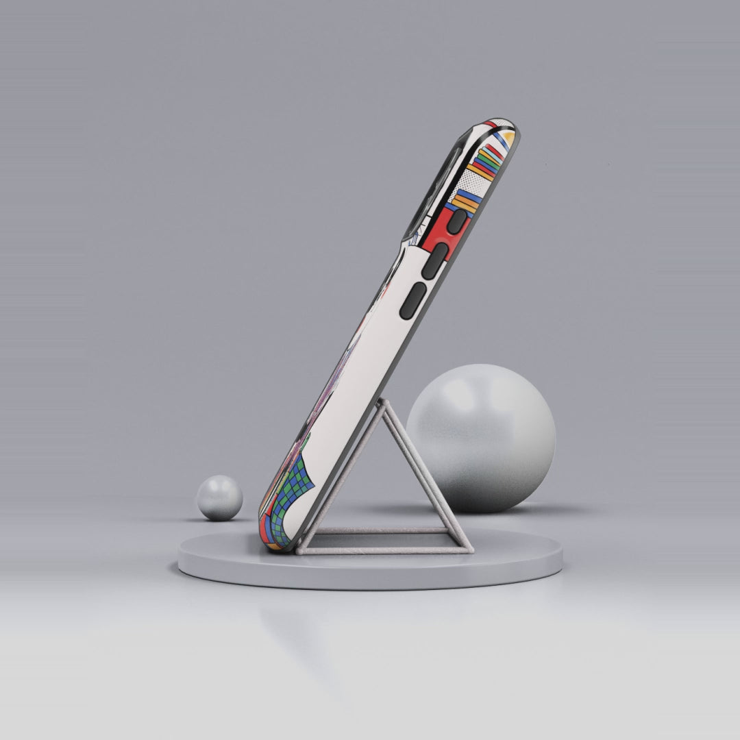 Panda Tailor MagSafe iPhone Case | Cute Seamstress Cartoon