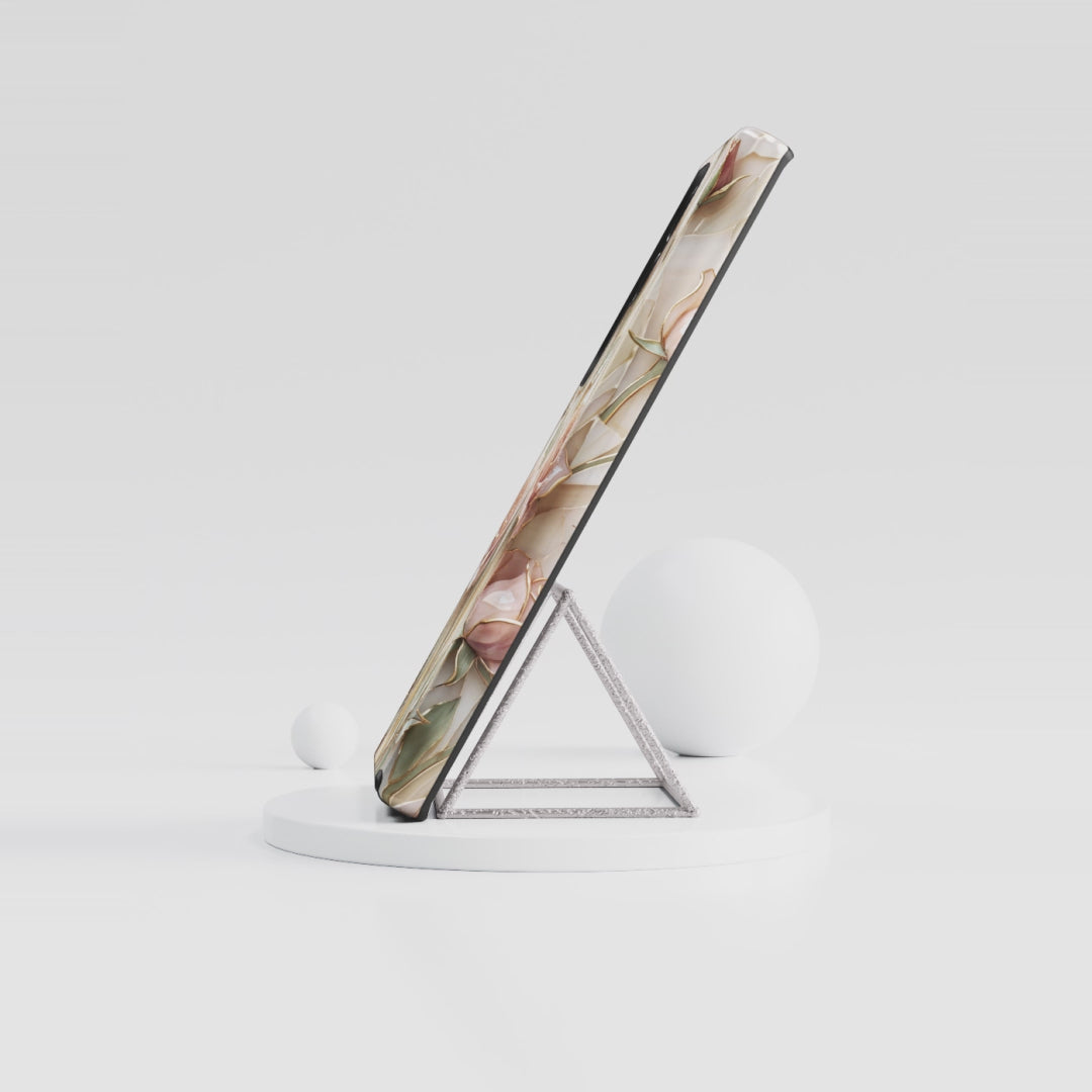 Vintage Blush Rose Floral Tough Samsung Galaxy Protective Cover