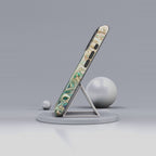 Elegant Ocean Wave Floral Art iPhone Case