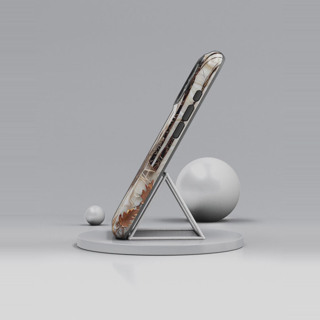 Ballet Dancer Tough MagSafe iPhone Case — Elegant Swirl Art Protective Cover