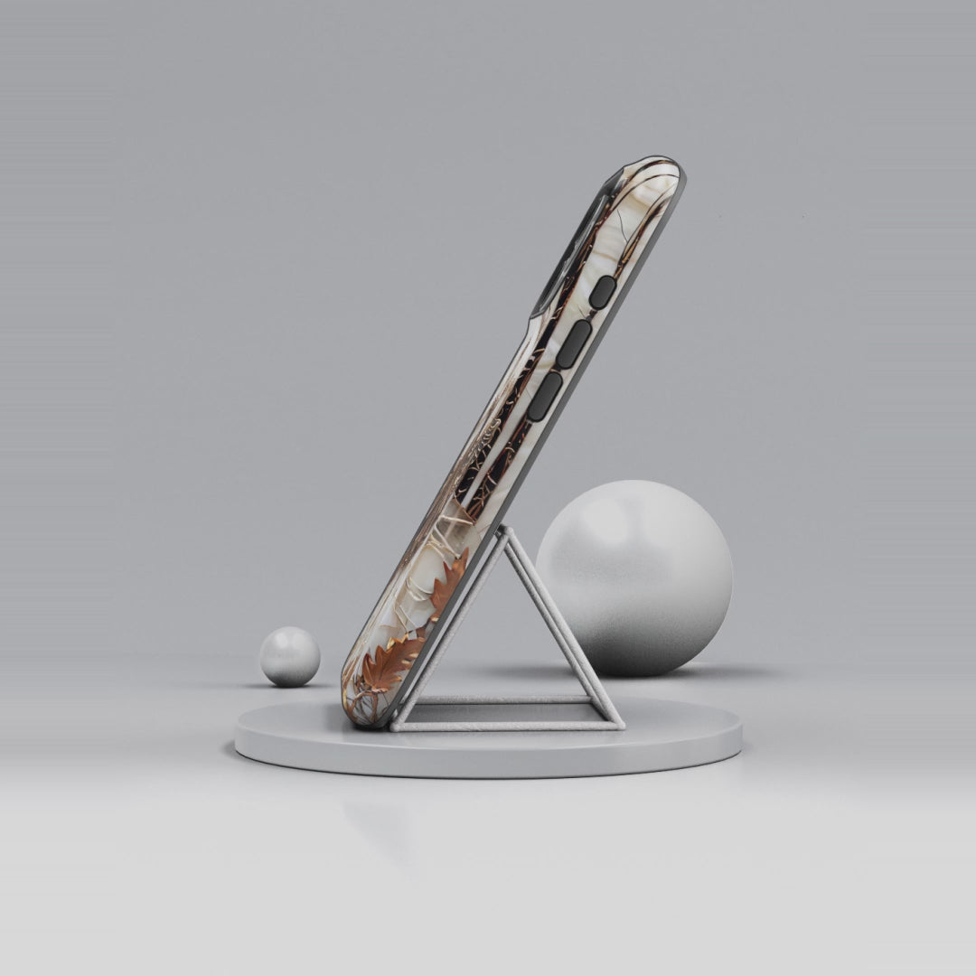 Ballet Dancer Tough MagSafe iPhone Case — Elegant Swirl Art Protective Cover