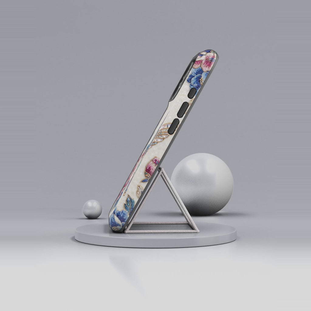 Hummingbird Moon Tough Case — Floral Vintage iPhone Cover