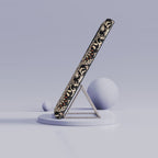 Batik Floral Black Ornate Daisies Tough Samsung Galaxy Case