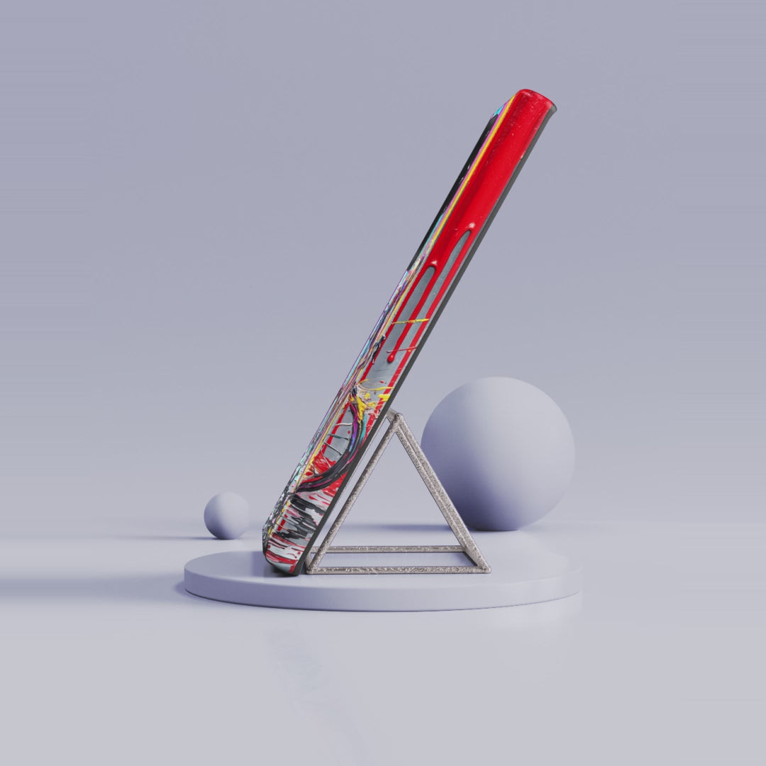 Cyclist Art Samsung Galaxy Phone Case | Colourful Drip Painting Tough Cases