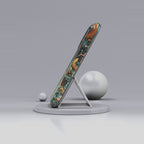 Whimsical Night Village iPhone Case | Floral Moonlit Art Tough Case