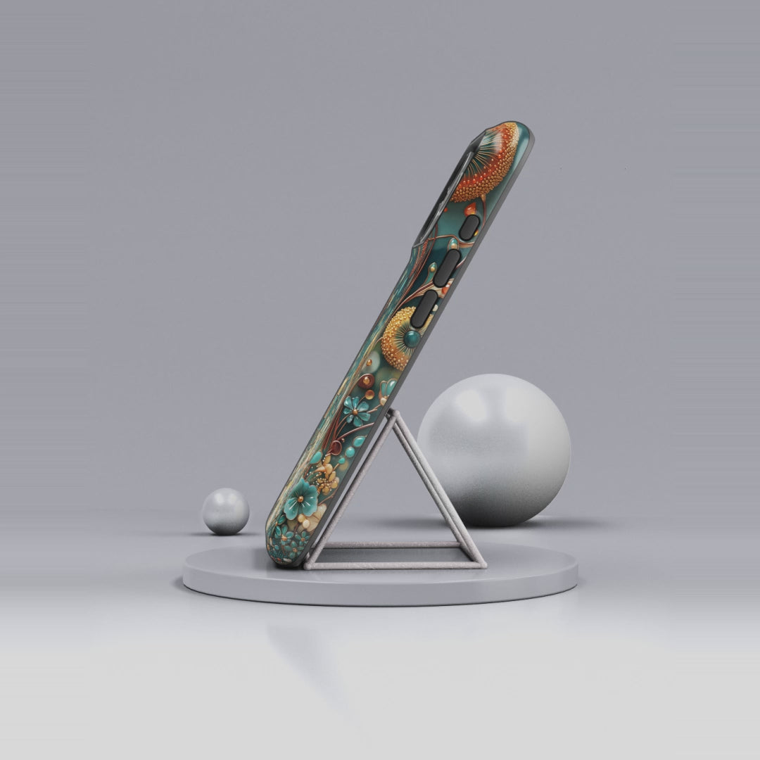 Custodia MagSafe per iPhone con fantasia floreale | Design Dreamy Cottage Garden