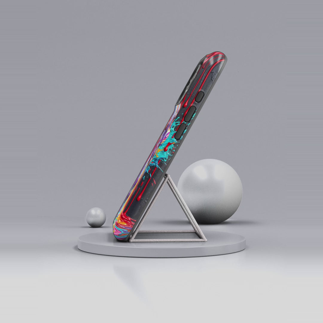 Vibrant American Football Runner iPhone Case