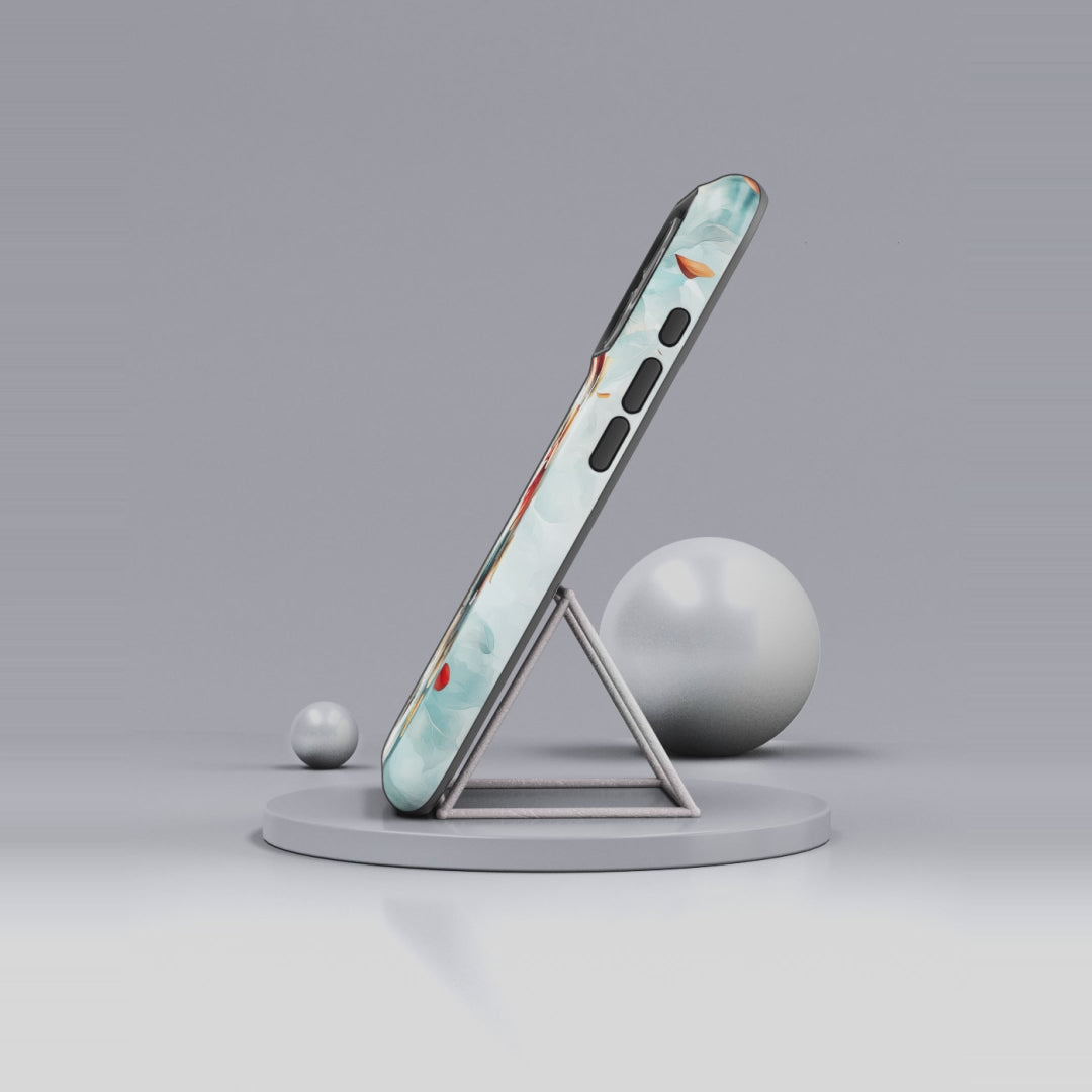 Floral Autumn Leaves Tough iPhone Case