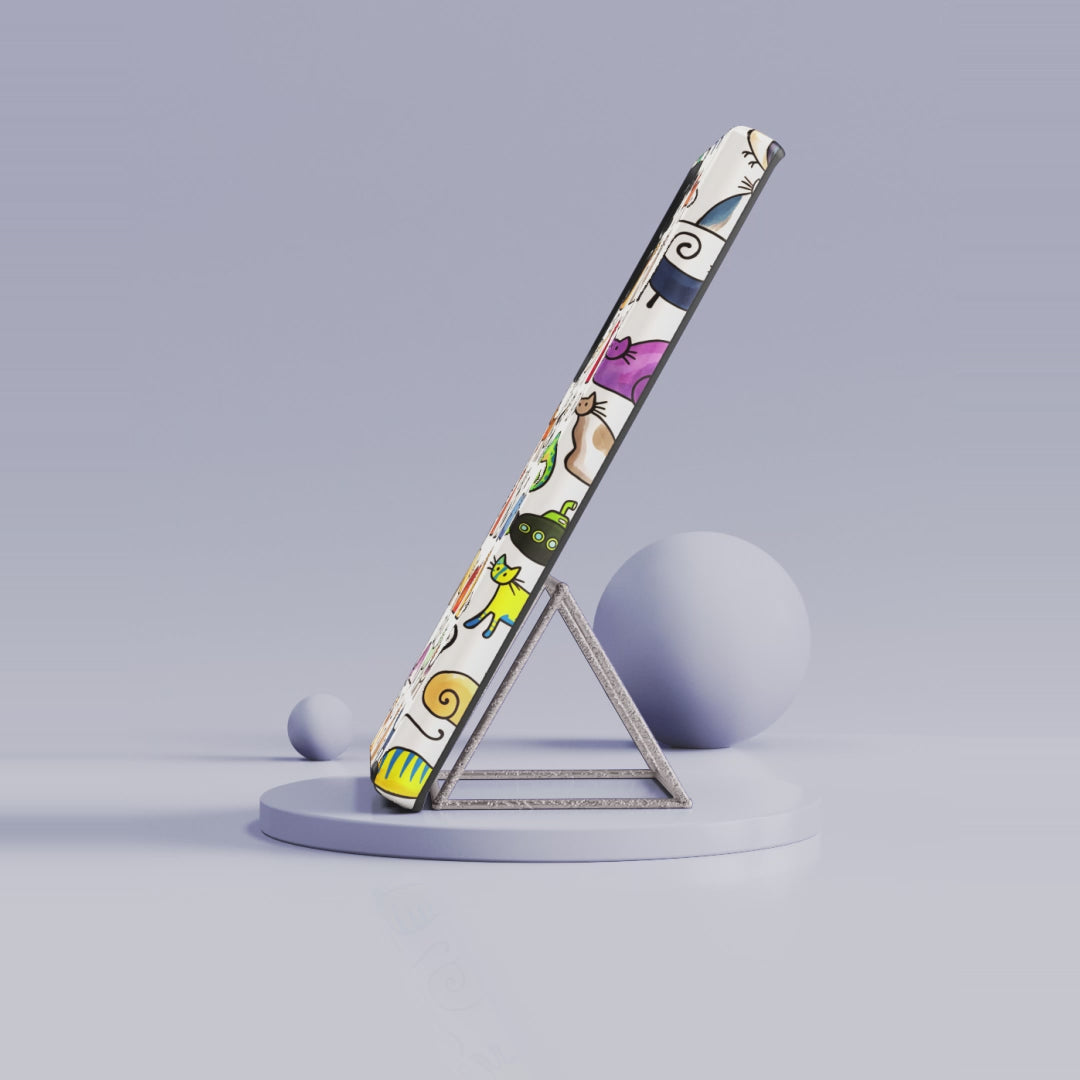 Cat Pattern Tough Samsung Galaxy Case | Colourful Cartoon Cats