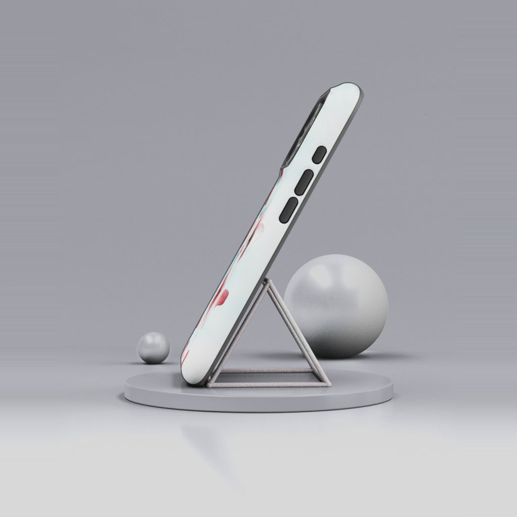 Floral Cherry Blossom iPhone Case | Pastel Pink Blue