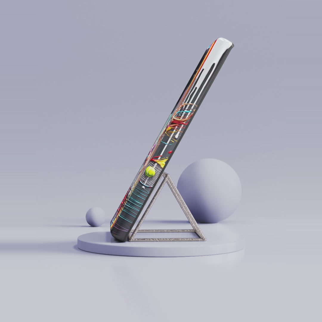 Colour Splash Tennis Samsung Galaxy Phone Case | Vibrant Female Player Art