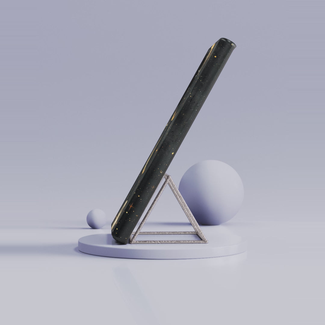 Celestial Moon Phases Tough Samsung Galaxy Case | Gold Crescent & Full Moon Galaxy Design